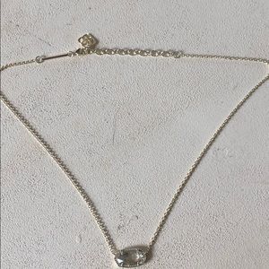 Kendra Scott Clear Crystal Necklace